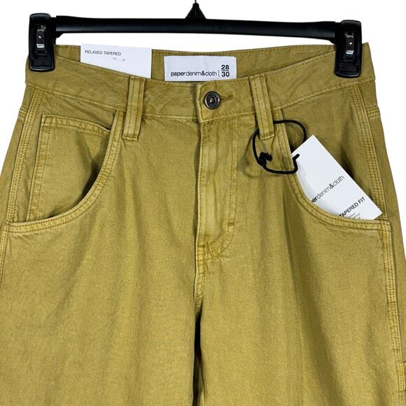 Paper Denim & Cloth SZ 28/30 Mens Relaxed Tapered Carpenter Jeans Zip-Fly Lundy - Picture 2 of 12